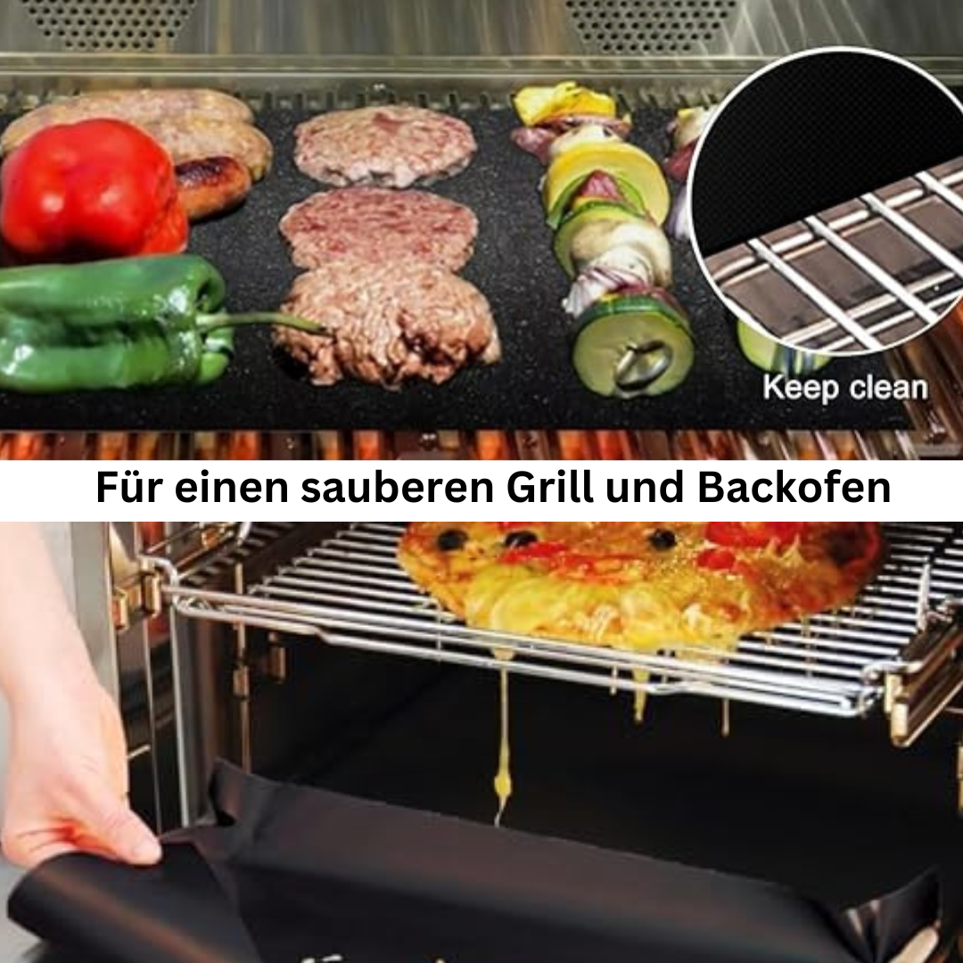 10 Stck. Grill- Backofenmatten