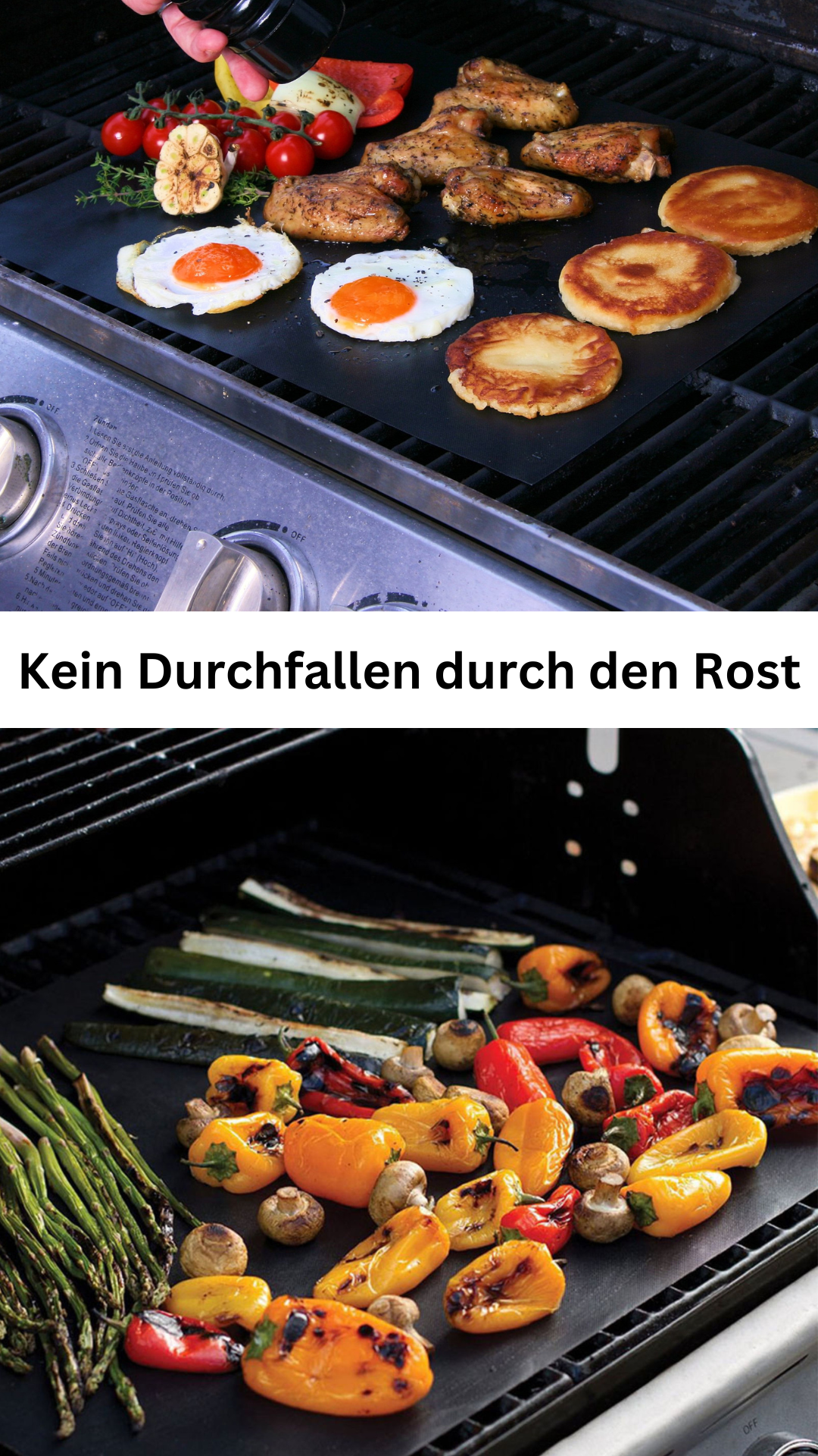 10 Stck. Grill- Backofenmatten